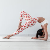 Leggings voor het ontwerp van het rode kerstboompa