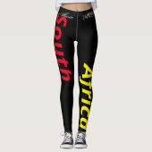 LEGGINGS VOOR HET ONTWERP VAN ZUID-AFRIKA-VLAGPIXE (Voorkant)
