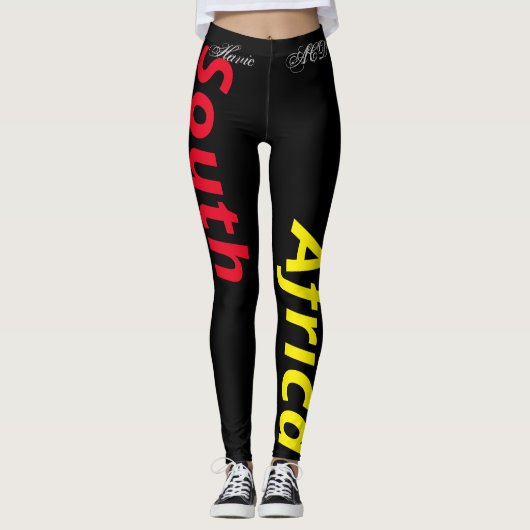 LEGGINGS VOOR HET ONTWERP VAN ZUID-AFRIKA-VLAGPIXE (Voorkant)