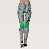Leggings voor het oogvangen van lichaamsbeweging o (Achterkant)