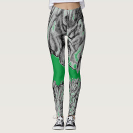 Leggings voor het oogvangen van lichaamsbeweging o