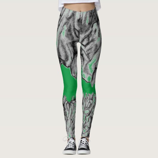 Leggings voor het oogvangen van lichaamsbeweging o (Voorkant)