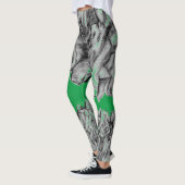 Leggings voor het oogvangen van lichaamsbeweging o (Links)