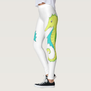 Leggings voor het strand van Groene Blauwe Zee Paa