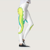 Leggings voor het strand van Groene Blauwe Zee Paa (Rechts)