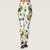 Leggings voor het vieren van de bloem met vlinderb (Achterkant)