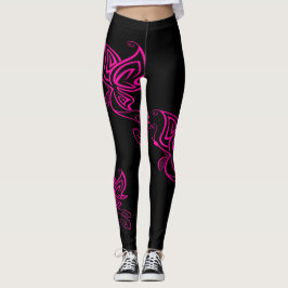 Leggings voor hot-roze vlinder