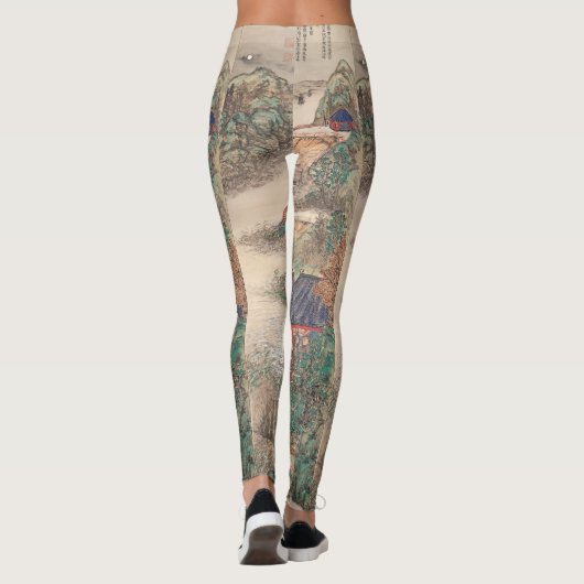 Leggings voor Japanse kunst (Achterkant)