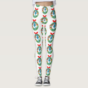 leggings voor kerst - kerst seahorse