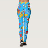leggings voor kerst met taco ' s (Achterkant)