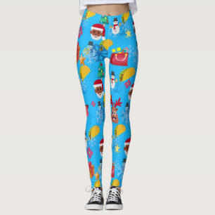 leggings voor kerst met taco ' s