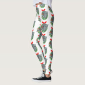 leggings voor kerst - raccoon (Links)