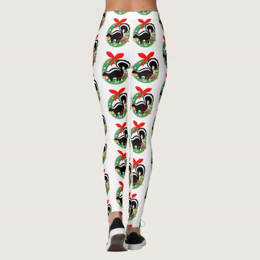 leggings voor kerst skunk (Achterkant)