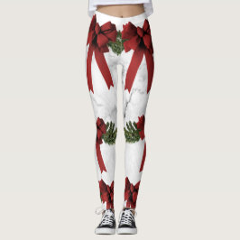 Leggings voor kerstcadeautjes en marmer