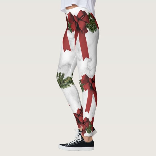 Leggings voor kerstcadeautjes en marmer (Links)