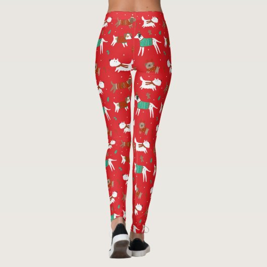 Leggings voor kerstfeestelijke Sweater Pet (Achterkant)