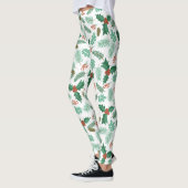 Leggings voor kerstheilige en pijnboomkegels (Links)