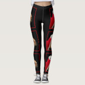 Leggings voor kersthondenhonden (Voorkant)