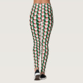 Leggings voor kerstkleurige kerstkerstkerstkerstke (Achterkant)