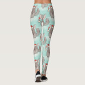 leggings voor kerstmis - chinchillas (Achterkant)