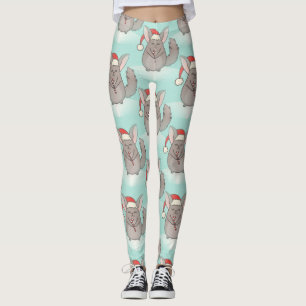 leggings voor kerstmis - chinchillas