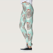 leggings voor kerstmis - chinchillas (Links)