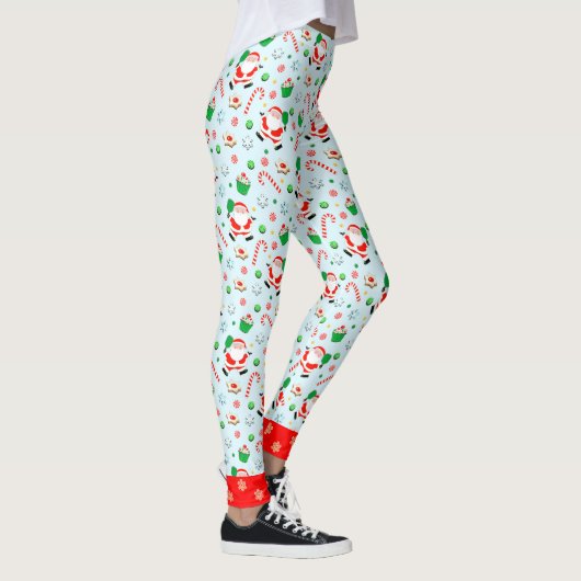 Leggings voor Kerstmis met Pickleball (Rechts)