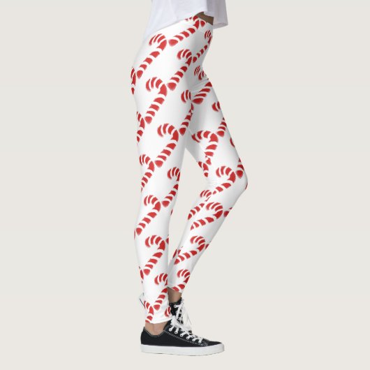 Leggings voor kerstmis met snoepsuikerriet (Rechts)