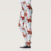 leggings voor kerstmis santa donald trump (Links)