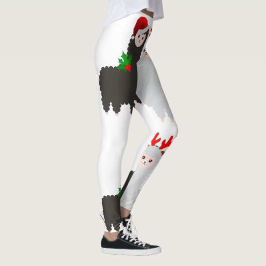 leggings voor kerstrendierrender alpacas (Rechts)