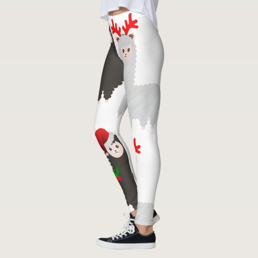 leggings voor kerstrendierrender alpacas (Links)