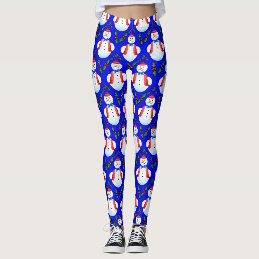 leggings voor kerstsneeuwpoppen (Voorkant)