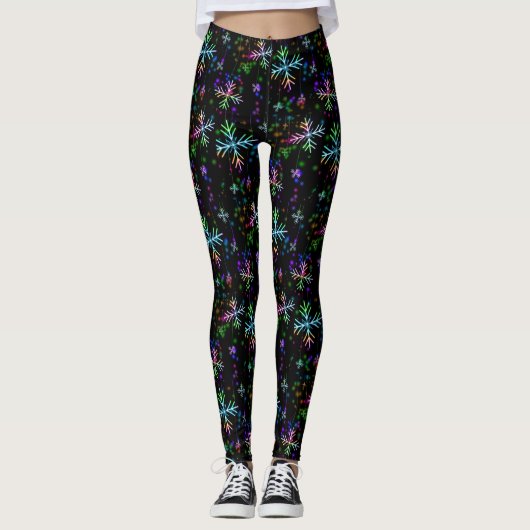 Leggings voor kerstsneeuwvlokken (Voorkant)