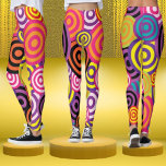 "Leggings voor kleurburst" Leggings<br><div class="desc">Maak een statement met de Color Burst Target-Leggings,  die levendige doelcirkelpatronen in een dynamische mix van kleuren bevatten. Deze leggings zijn ideaal voor het toevoegen van een gedurfde en kunstzinnige touch aan uw trainingen,  casual uitstapjes of dagelijkse stijl.</div>