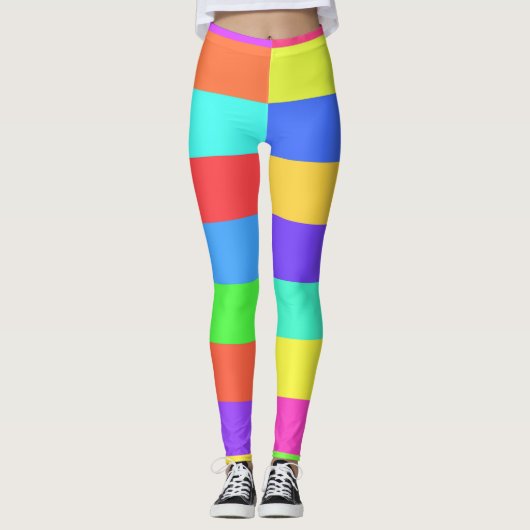 Leggings voor kleurenvierkant (Voorkant)