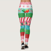 Leggings voor kleurrijke feeststapes (Achterkant)