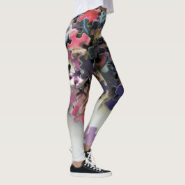 Leggings voor kleurrijke puzzelpuzzel