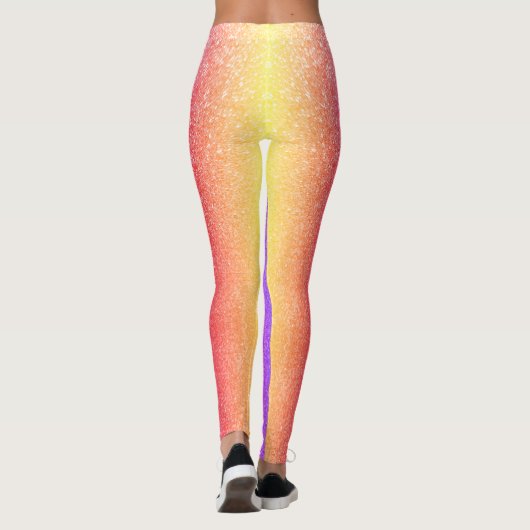 Leggings voor kleurrijke regenboog (Achterkant)