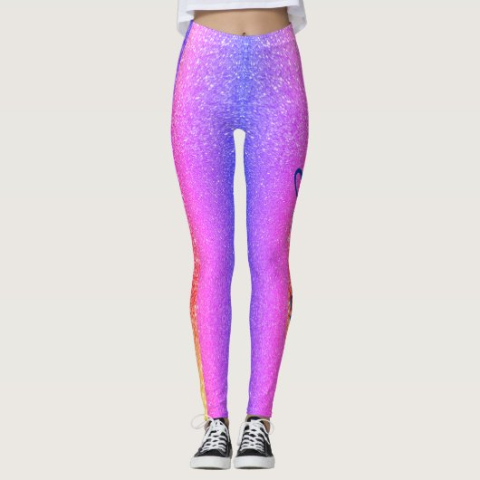 Leggings voor kleurrijke regenboog (Voorkant)