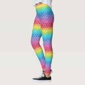 Leggings voor kleurrijke regenboogzeegroedmachines (Links)