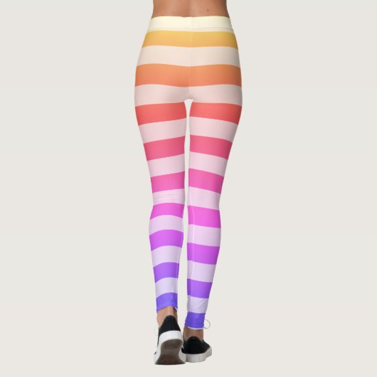 Leggings voor kleurrijke strips (Achterkant)