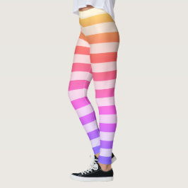 Leggings voor kleurrijke strips