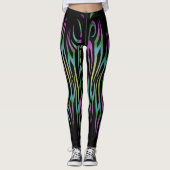 Leggings voor kleurrijke Tattoos (Voorkant)