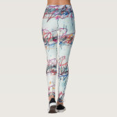 Leggings voor kleurrijke Waterverf (Achterkant)