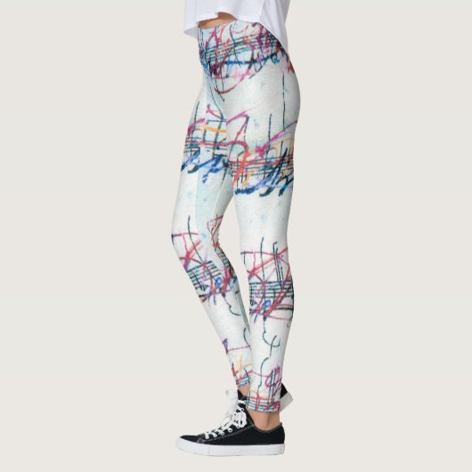 Leggings voor kleurrijke Waterverf (Links)