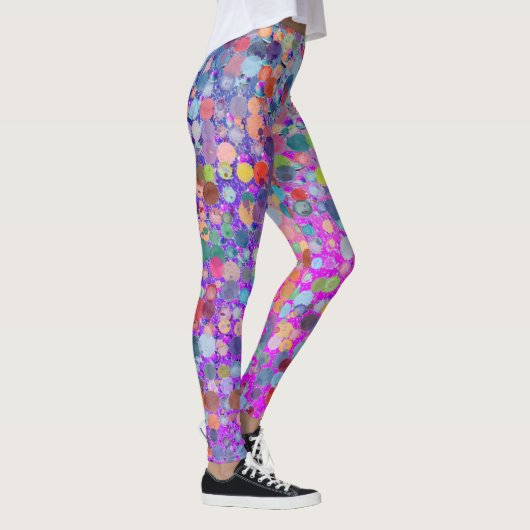 Leggings voor kleurrijke Waterverf Yoga Pants (Rechts)
