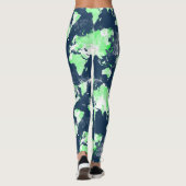 Leggings voor kleurrijke wereldkaart (Achterkant)