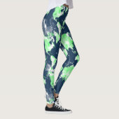 Leggings voor kleurrijke wereldkaart (Rechts)