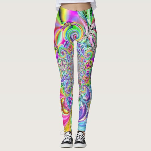 Leggings voor krankzinnige kleuren (Voorkant)