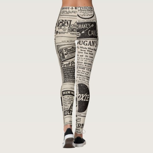 Leggings voor krantenreclame (Achterkant)